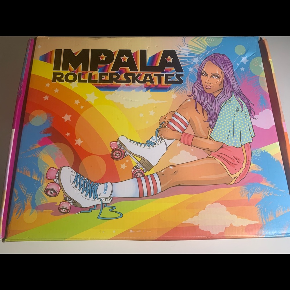 🔺Sold Locally 🔺 HOLOGRAPHIC IMPALA QUAD SKATES
